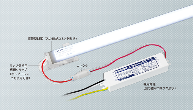 看板用直管型LED-コネクタ接続タイプ