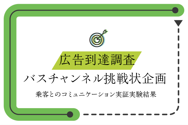 バス　広告到達率調査　バスチャンネルクイズ挑戦状