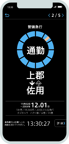 スマホ乗車券アプリ「QUICK RIDE」サービス概要 デジタル定期券の購入及び利用方法