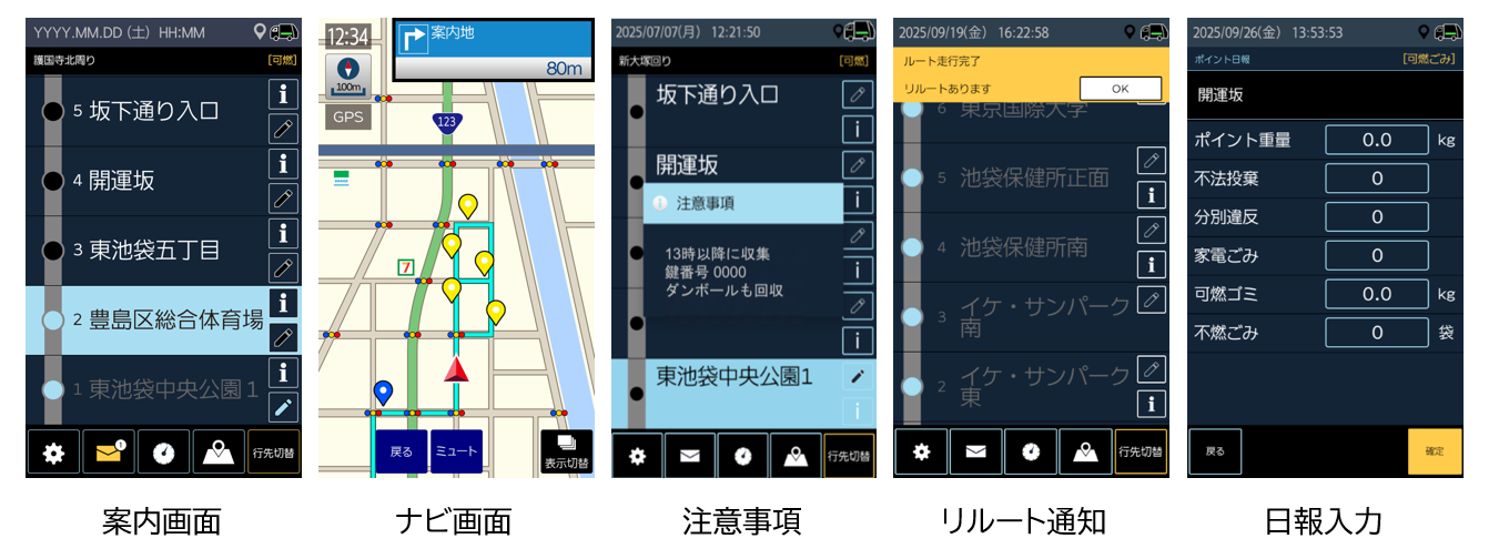 G-SUPPORT 廃棄物収集業務効率化システム「G-SUPPORT」