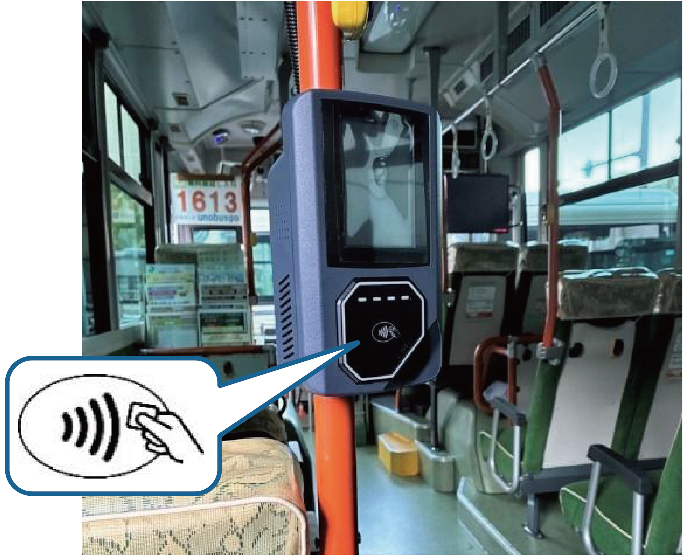 岡山県初！10月8日より、宇野バス全路線でクレジットカード等のタッチ決済による「クレカ乗車」サービスを開始します3