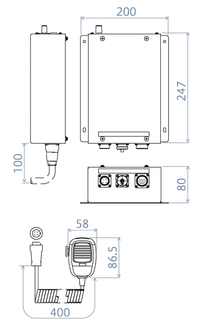 マイク操作器+ハンドマイク